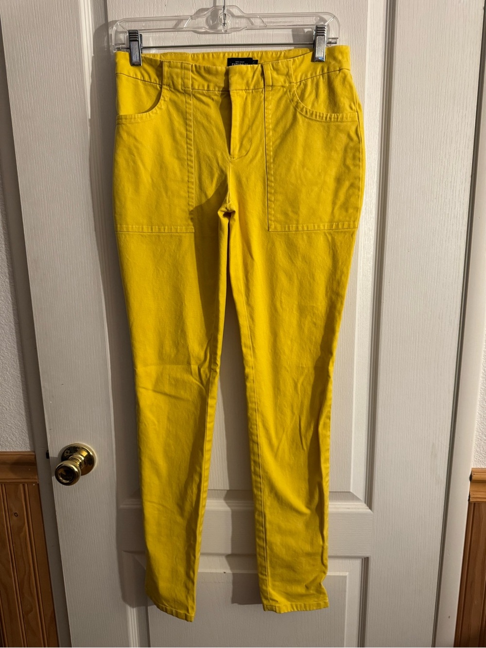 kate spade Bright Yellow Slim Stretch Pants